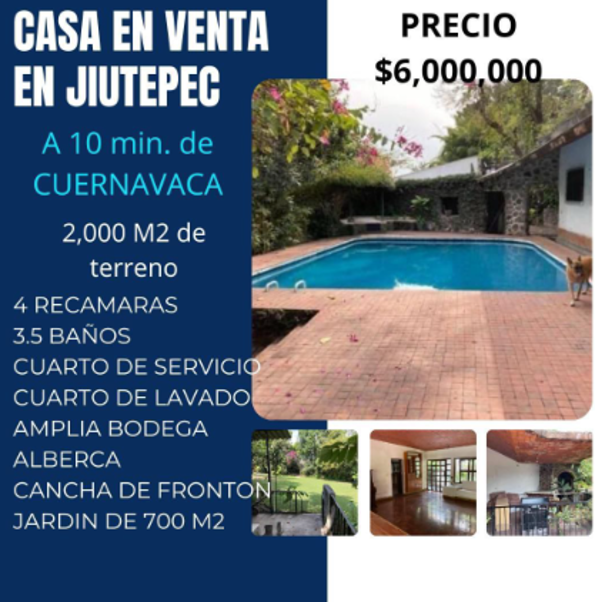 Casa en venta en Centro Jiutepec, Jiutepec