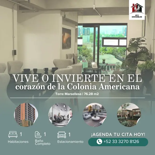 Departamento en venta en Americana, Guadalajara — foto 2 de 28