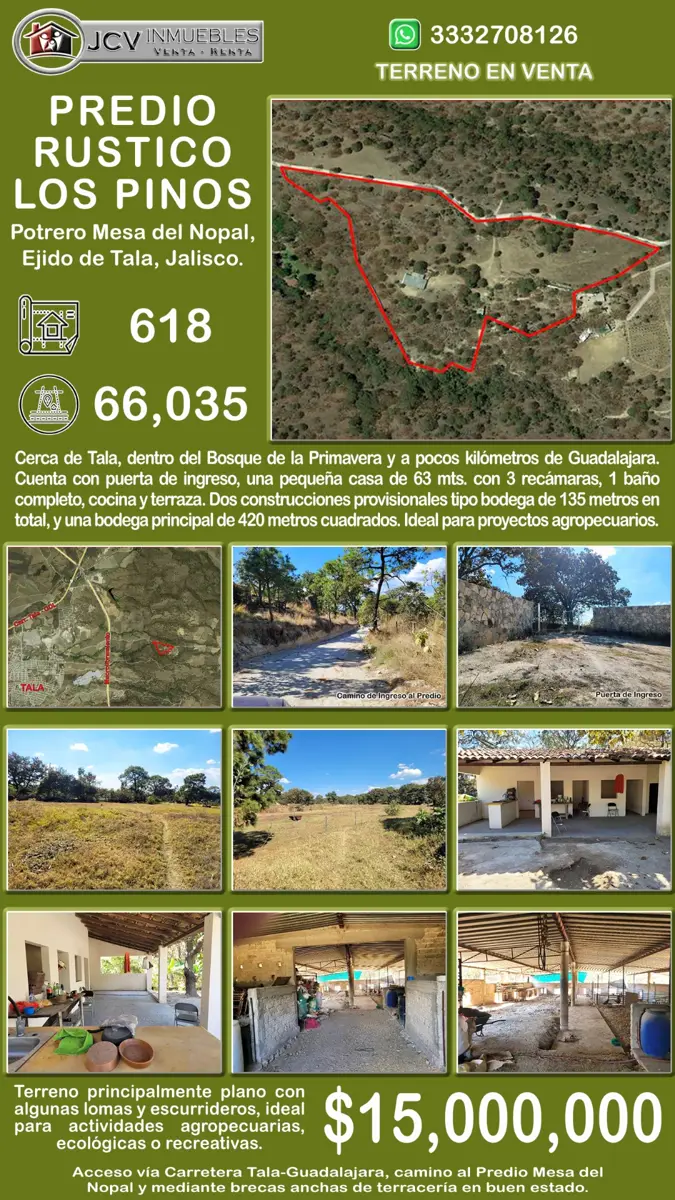Terreno en venta en Ingenio de Tala, Tala — foto 1 de 23