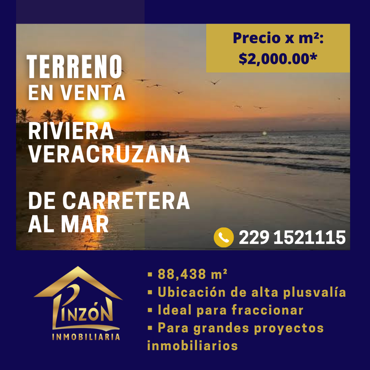 Terreno en venta en Anton Lizardo, Alvarado — foto 1 de 2