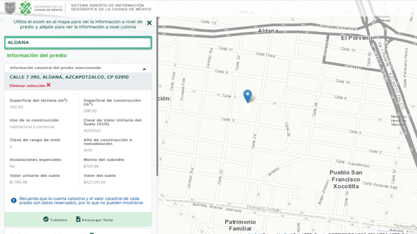 Terreno en venta en Aldana, Azcapotzalco — foto 2 de 7
