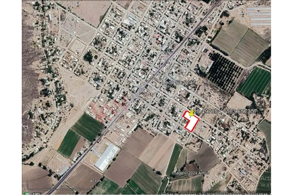 Terreno en Venta en León Guzmán, Lerdo, Durango