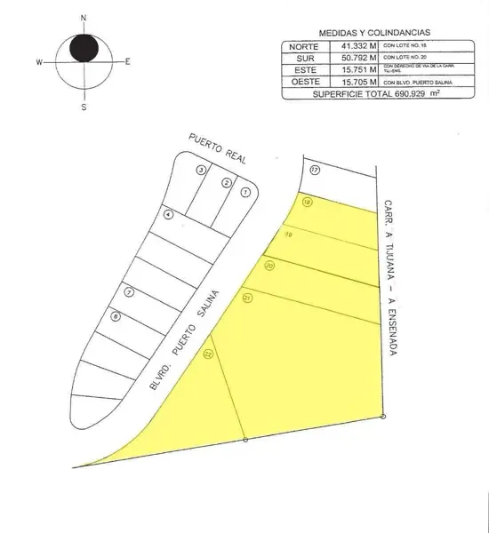 Terreno en venta en Puerto Salina, Ensenada — foto 2 de 3