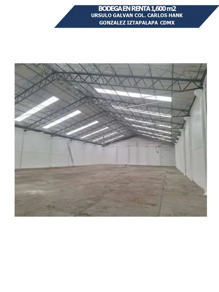 Bodega en renta en Carlos Hank Gonzalez, Ecatepec de Morelos — foto 3 de 6