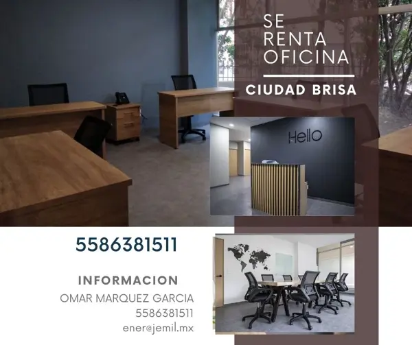 Oficina en Ciudad Brisa, Naucalpan de Juárez, México