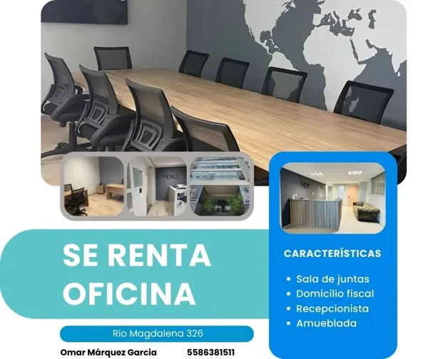 Oficina en La Otra Banda, Álvaro Obregón, Ciudad de México