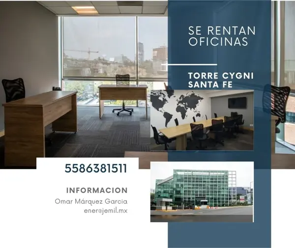 Oficina en El Piru Santa Fe, Álvaro Obregón, Ciudad de México