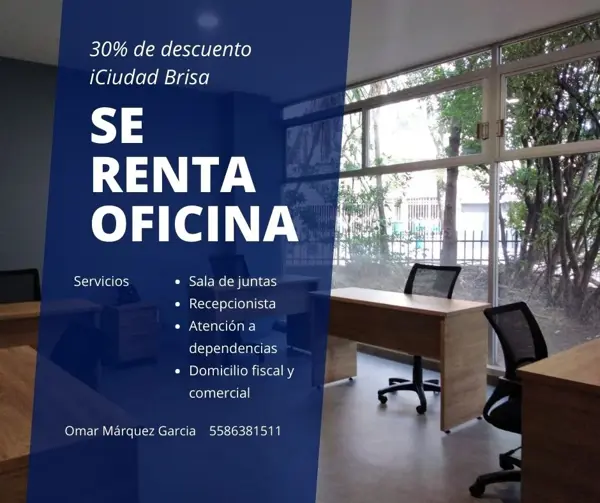 Oficina en Ciudad Brisa, Naucalpan de Juárez, México