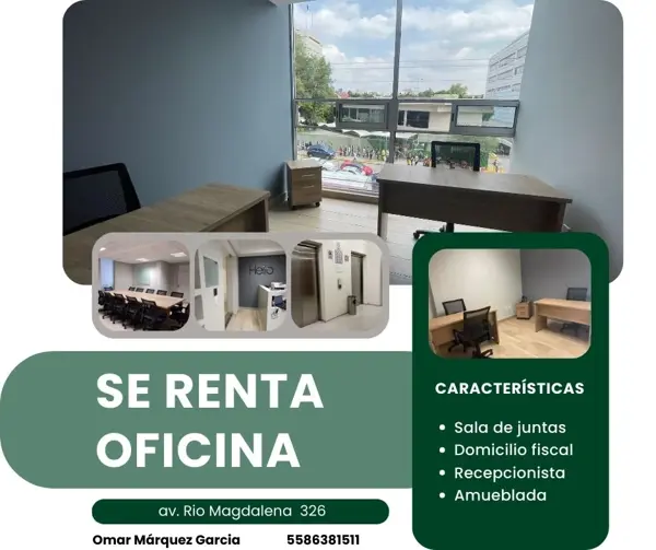 Oficina en La Otra Banda, Álvaro Obregón, Ciudad de México