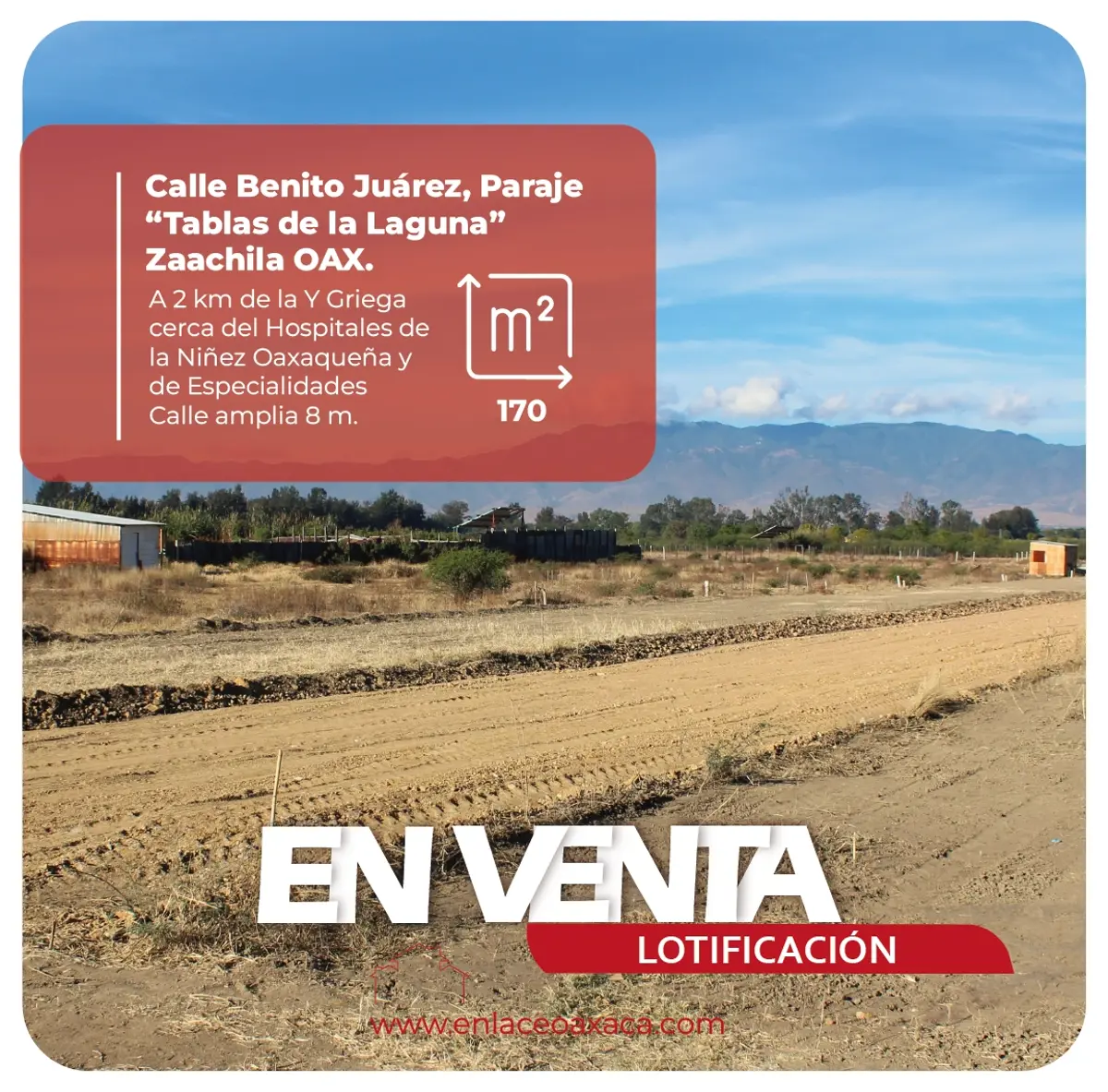 Terreno en venta en Vicente Guerrero, Villa de Zaachila — foto 1 de 8