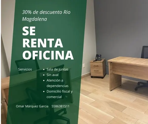 Oficina en La Otra Banda, Álvaro Obregón, Ciudad de México