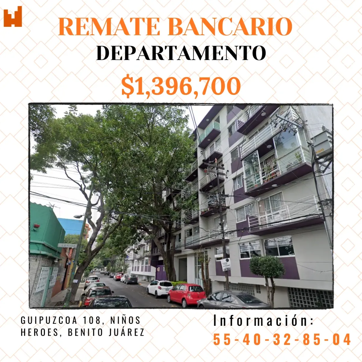 Departamento en venta en Niños Héroes, Benito Juárez — foto 1 de 6