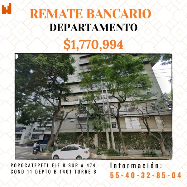 Departamento en venta en Santa Cruz Atoyac, Benito Juárez — foto 3 de 17