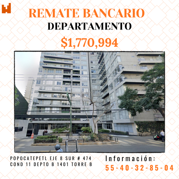 Departamento en venta en Santa Cruz Atoyac, Benito Juárez — foto 2 de 17