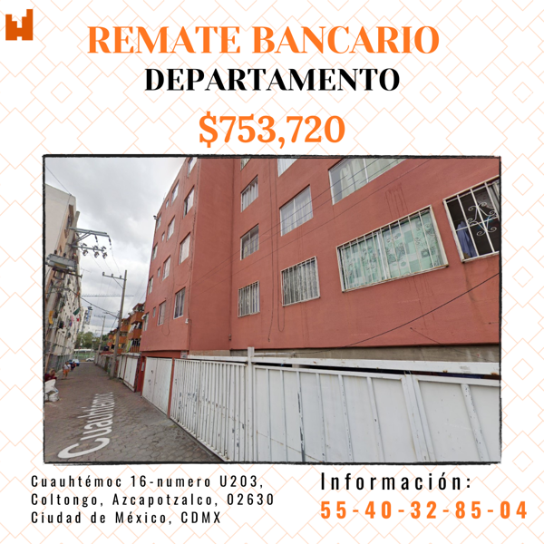 Departamento en venta en Coltongo, Azcapotzalco — foto 2 de 7