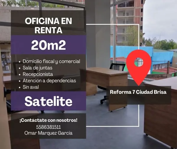 Oficina en Ciudad Brisa, Naucalpan de Juárez, México