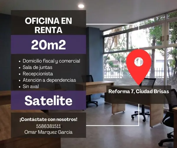 Oficina en Ciudad Brisa, Naucalpan de Juárez, México