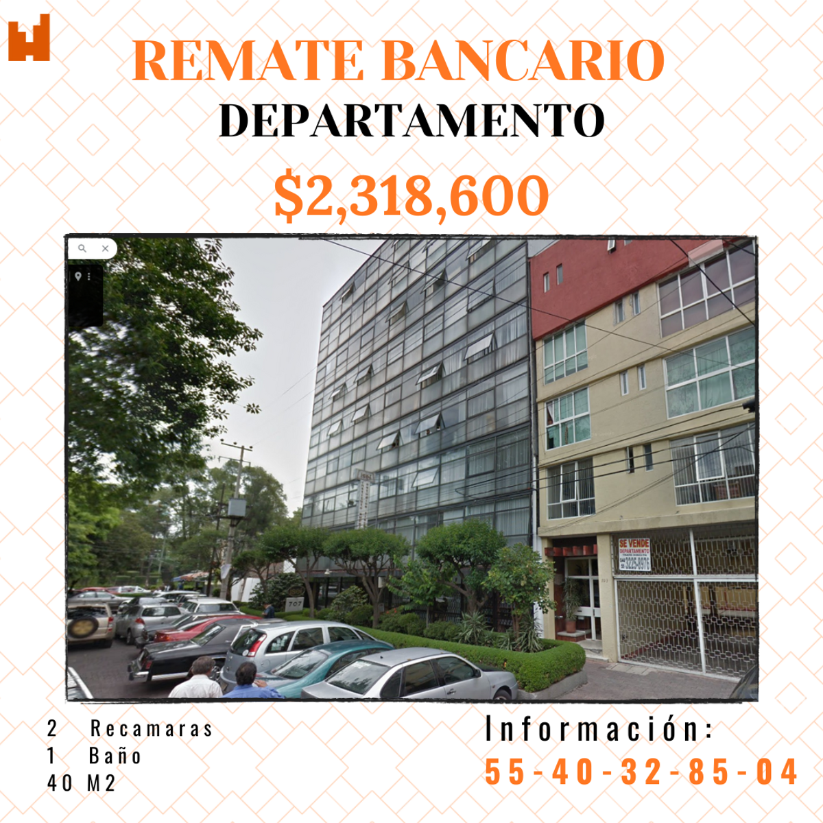 Departamento en venta en Del Valle Norte, Benito Juárez — foto 1 de 5