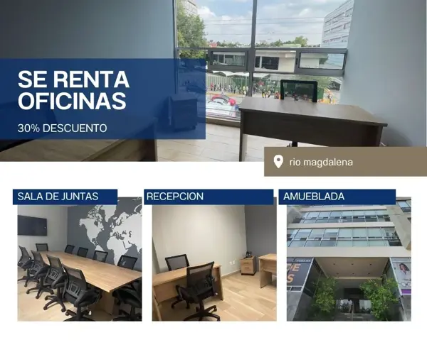 Oficina en La Otra Banda, Álvaro Obregón, Ciudad de México