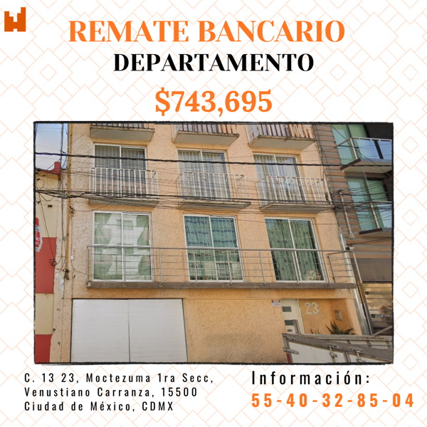 Departamento en venta en Moctezuma 1a Sección, Venustiano Carranza — foto 2 de 6