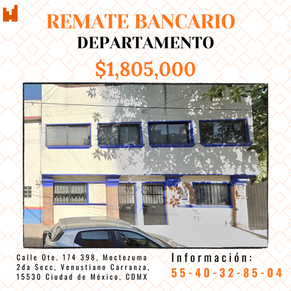 Departamento en venta en Moctezuma 2a Sección, Venustiano Carranza — foto 2 de 6