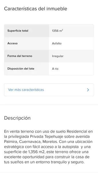 Terreno en venta en Palmira, Cuernavaca — foto 3 de 3