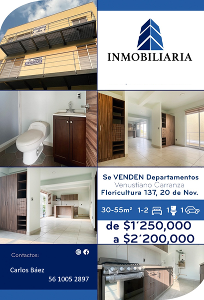 Departamento en 20 de Noviembre, Venustiano Carranza, Ciudad de México
