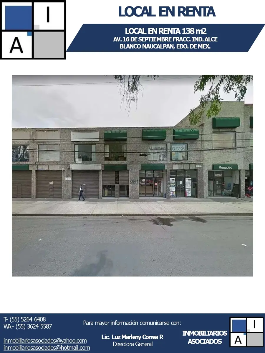 Local en renta en Industrial Alce Blanco, Naucalpan de Juárez — foto 1 de 5