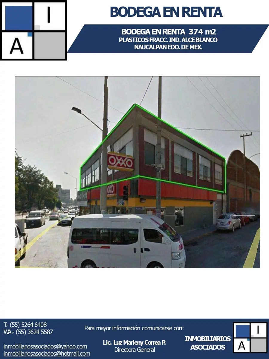 Bodega en renta en Industrial Alce Blanco, Naucalpan de Juárez — foto 1 de 3