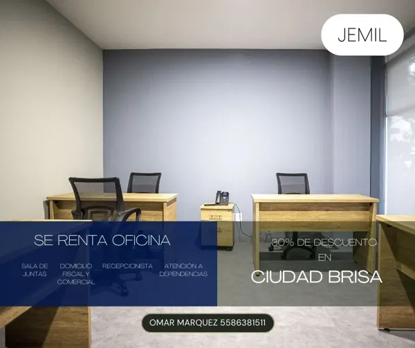 Oficina en Ciudad Brisa, Naucalpan de Juárez, México