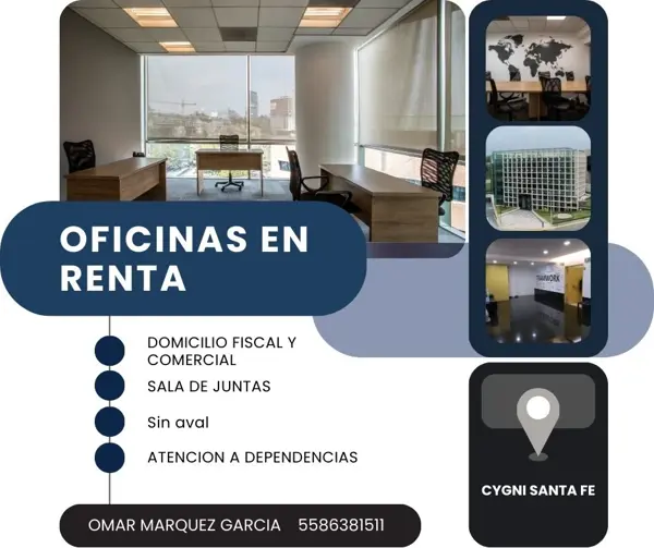 Oficina en El Piru Santa Fe, Álvaro Obregón, Ciudad de México