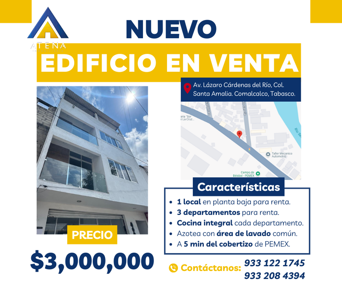 Departamento en venta en Santa Amalia, Comalcalco — foto 1 de 8