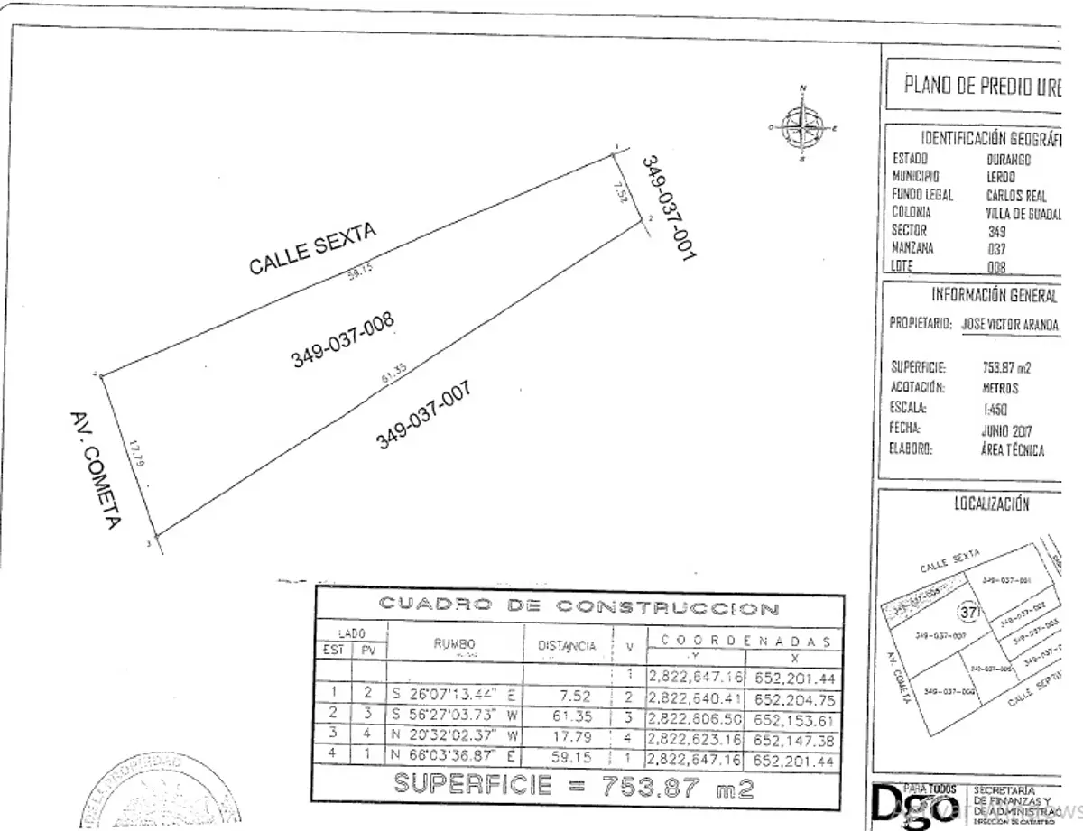 Terreno en venta en Villa de Guadalupe, Lerdo — foto 1 de 12