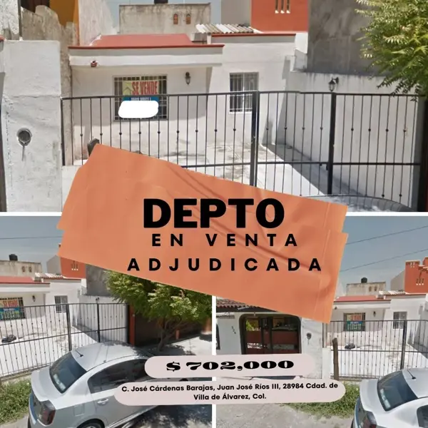 Casa en remate en Juan Jose Rios, Villa de Álvarez, Colima