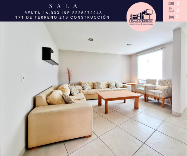 Casa en renta en Las Galvias Residencial, San Andrés Cholula — foto 3 de 18