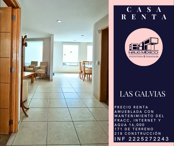 Casa en renta en Las Galvias Residencial, San Andrés Cholula — foto 2 de 18