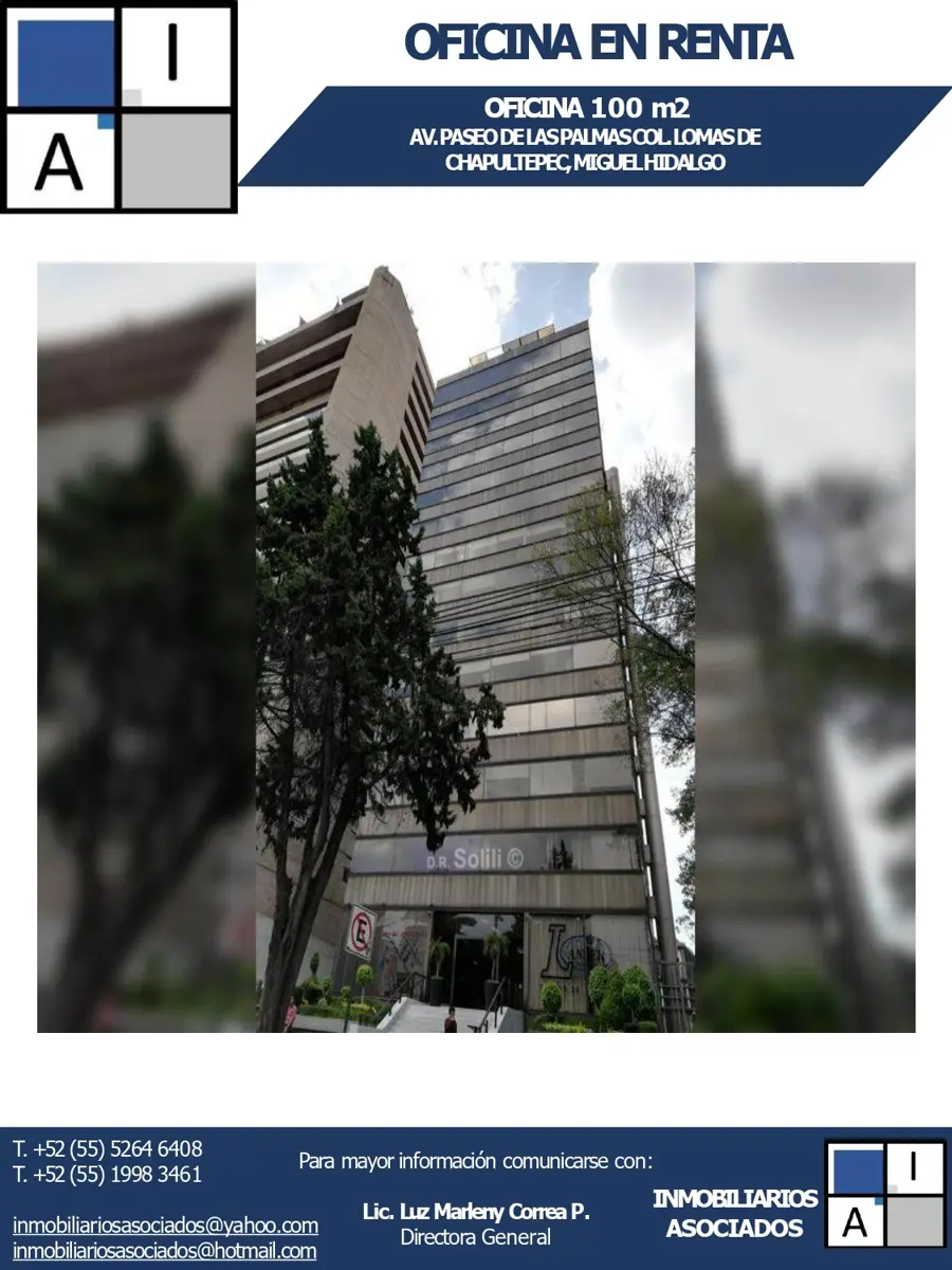 Oficina en renta en Lomas de Chapultepec I Sección, Miguel Hidalgo — foto 1 de 10