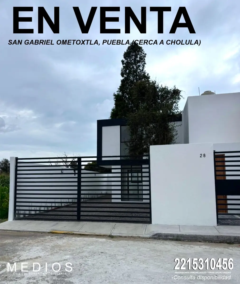 Casa en venta en San Gabriel Ometoxtla, Juan C. Bonilla — foto 1 de 12