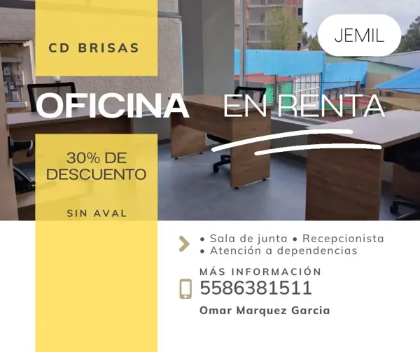 Oficina en Ciudad Brisa, Naucalpan de Juárez, México
