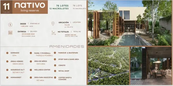 Terreno en venta en La Veleta, Tulum — foto 2 de 4