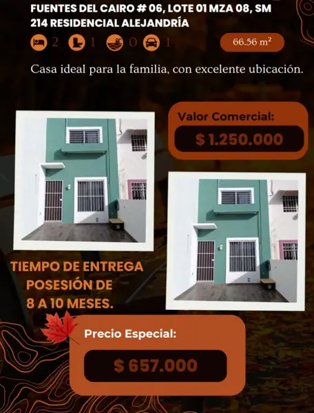 Casa en venta en Playa del Carmen Centro, Playa del Carmen — foto 3 de 19