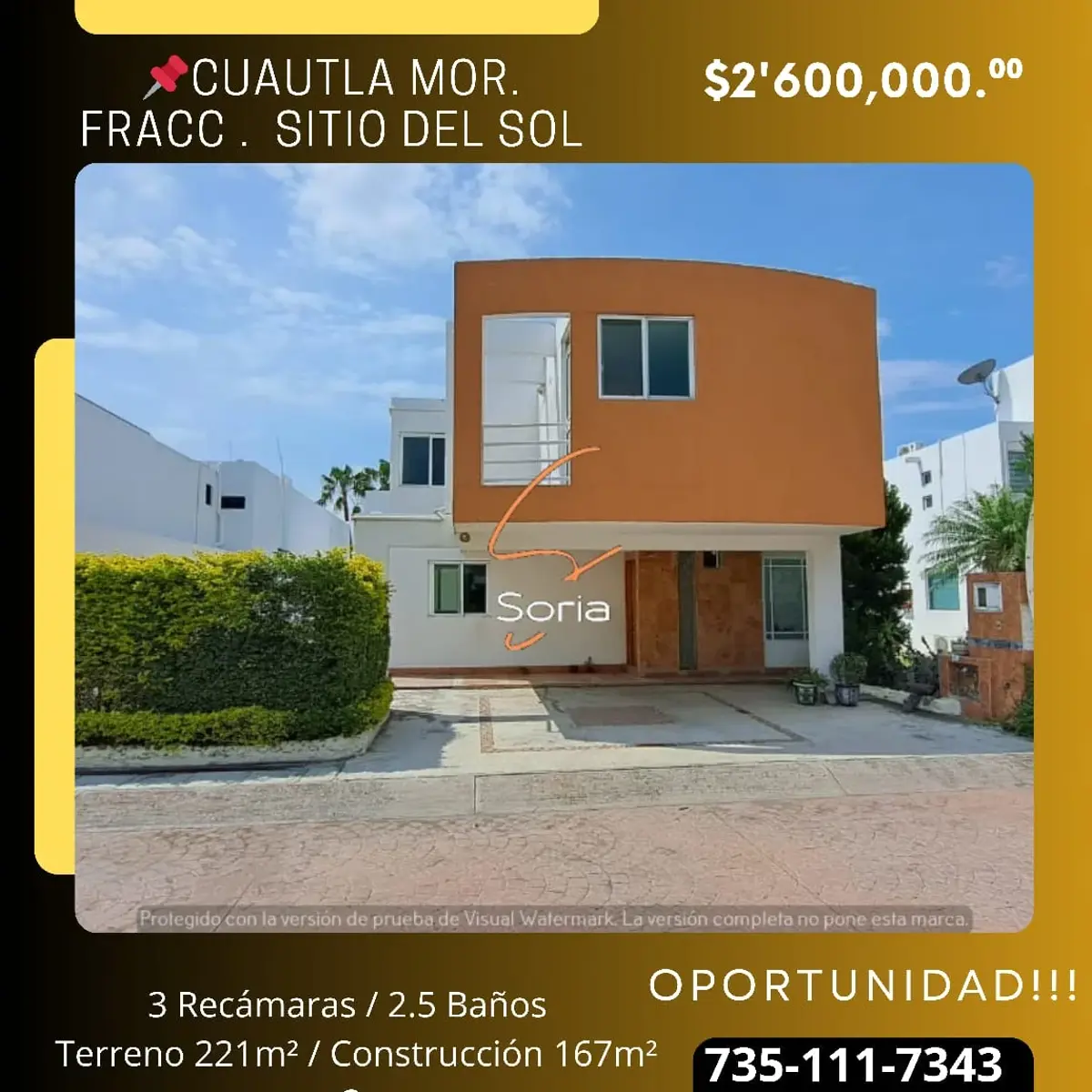 Casa en venta en Sitio del Sol, Cuautla — foto 1 de 17