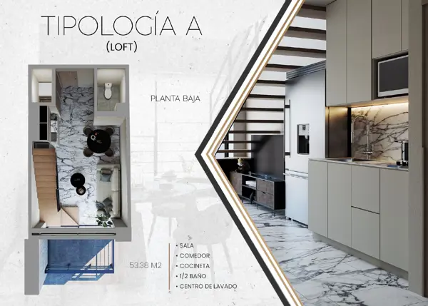Departamento en venta en San Bernardino Tlaxcalancingo, San Andrés Cholula — foto 2 de 5