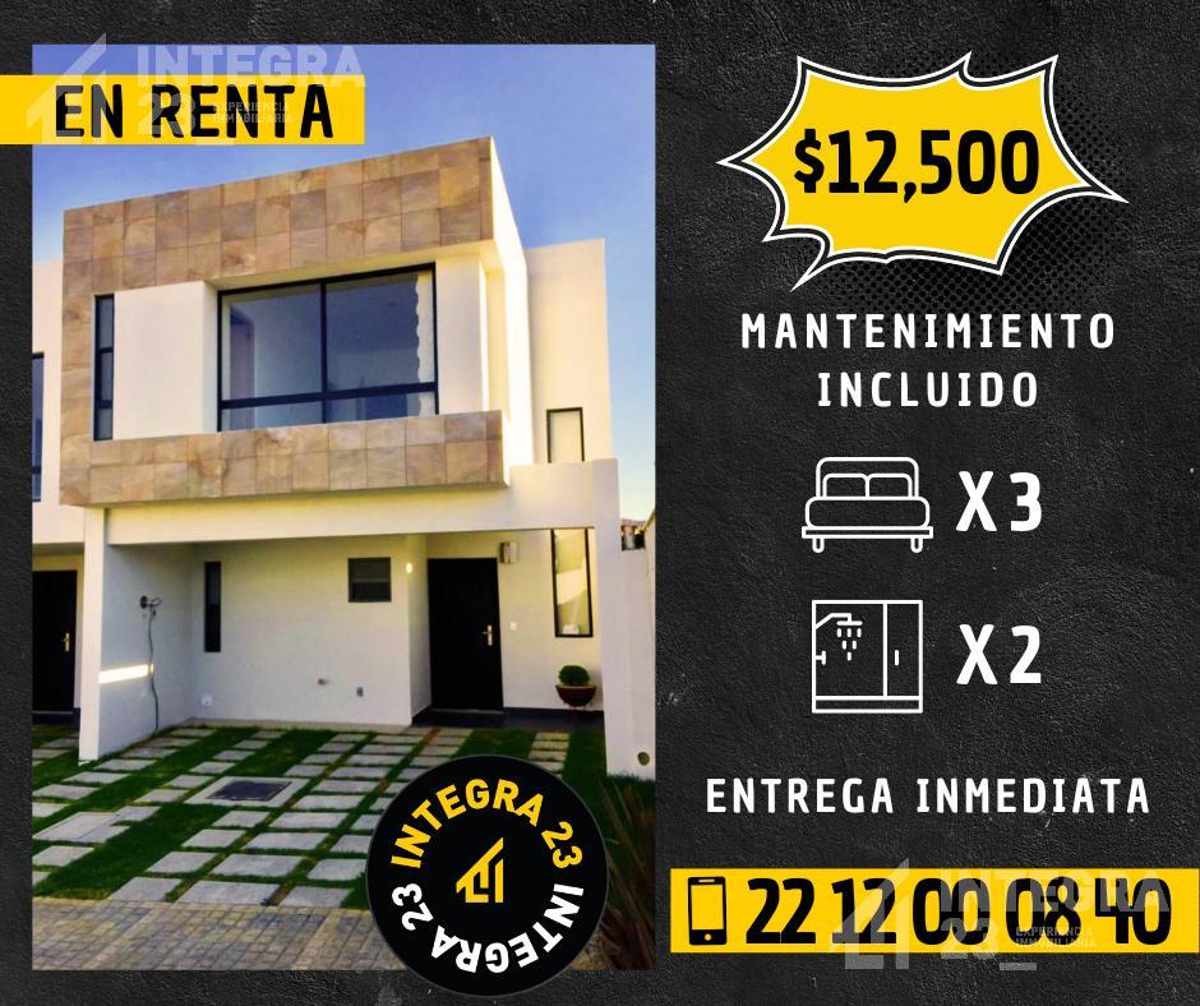 Casa en renta en Lomas de Angelópolis, Ocoyucan — foto 1 de 10