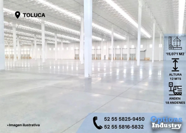 Bodega en renta en Toluca, Toluca — foto 2 de 3