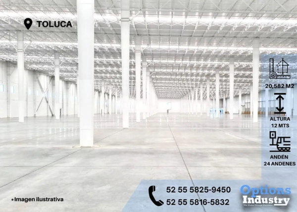 Bodega en renta en Toluca, Toluca — foto 2 de 3