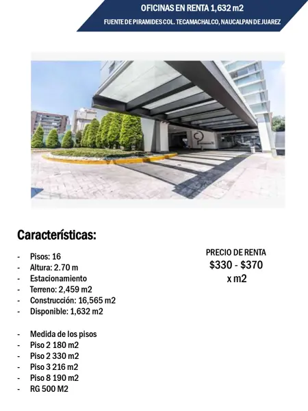 Oficina en renta en Lomas de Tecamachalco, Naucalpan de Juárez — foto 2 de 2