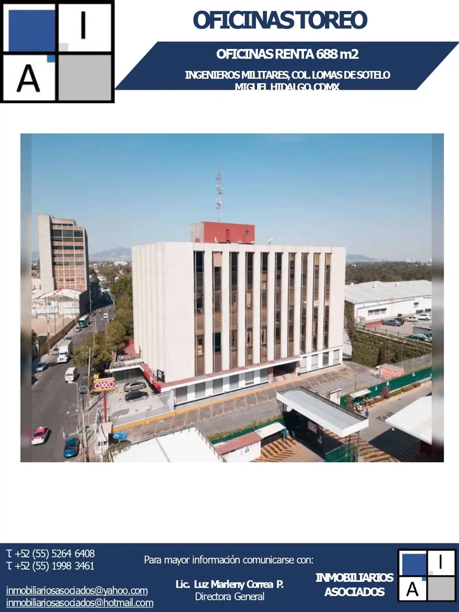 Oficina en renta en Lomas de Sotelo, Naucalpan de Juárez — foto 1 de 2