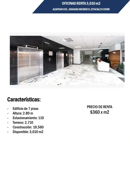 Oficina en renta en Granjas Mexico, Iztacalco — foto 2 de 2