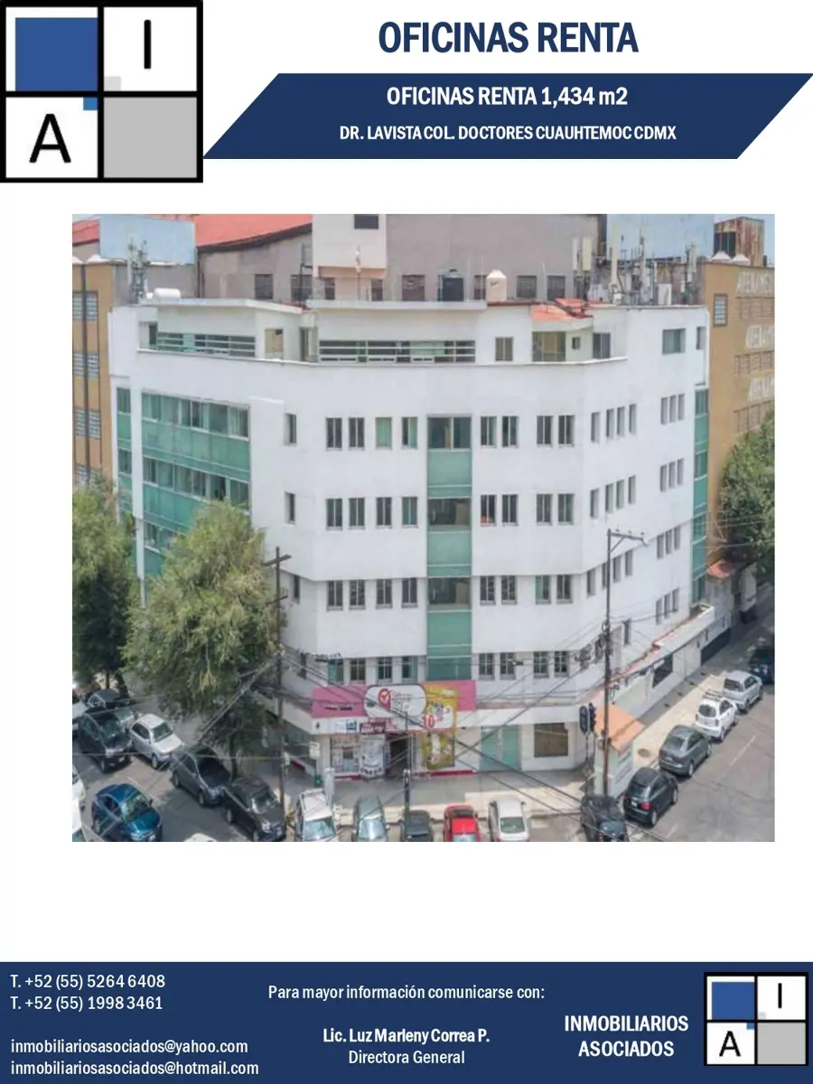Oficina en renta en Doctores, Cuauhtémoc — foto 1 de 2